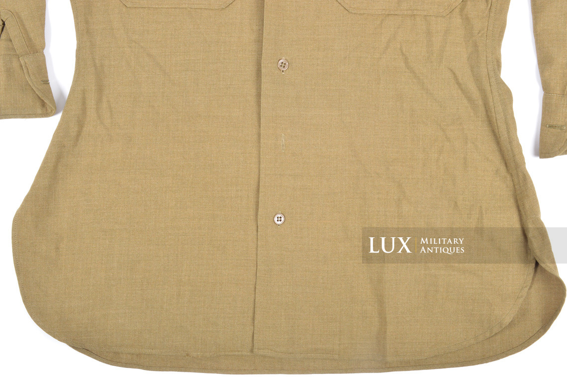 Chemise en laine moutarde US Army - Lux Military Antiques - photo 10