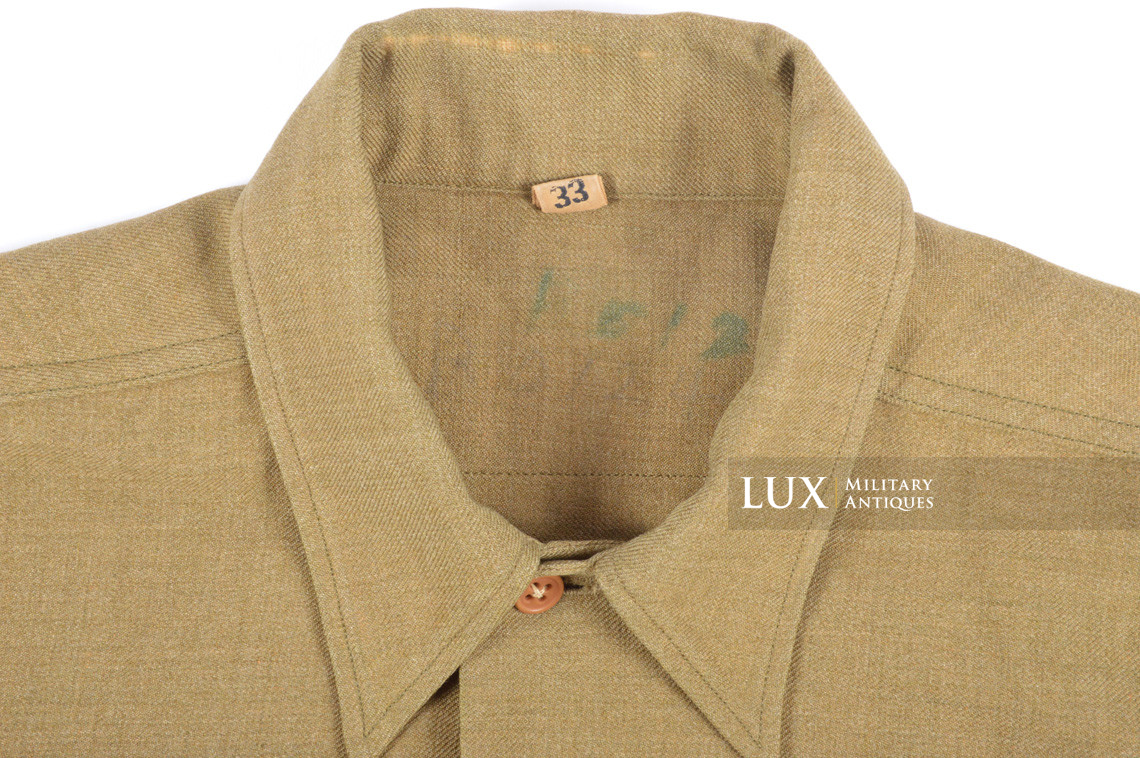Chemise en laine moutarde US Army - Lux Military Antiques - photo 8
