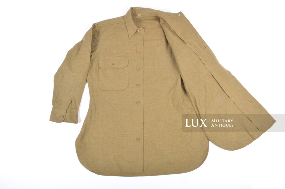 Chemise en laine moutarde US Army - Lux Military Antiques - photo 13