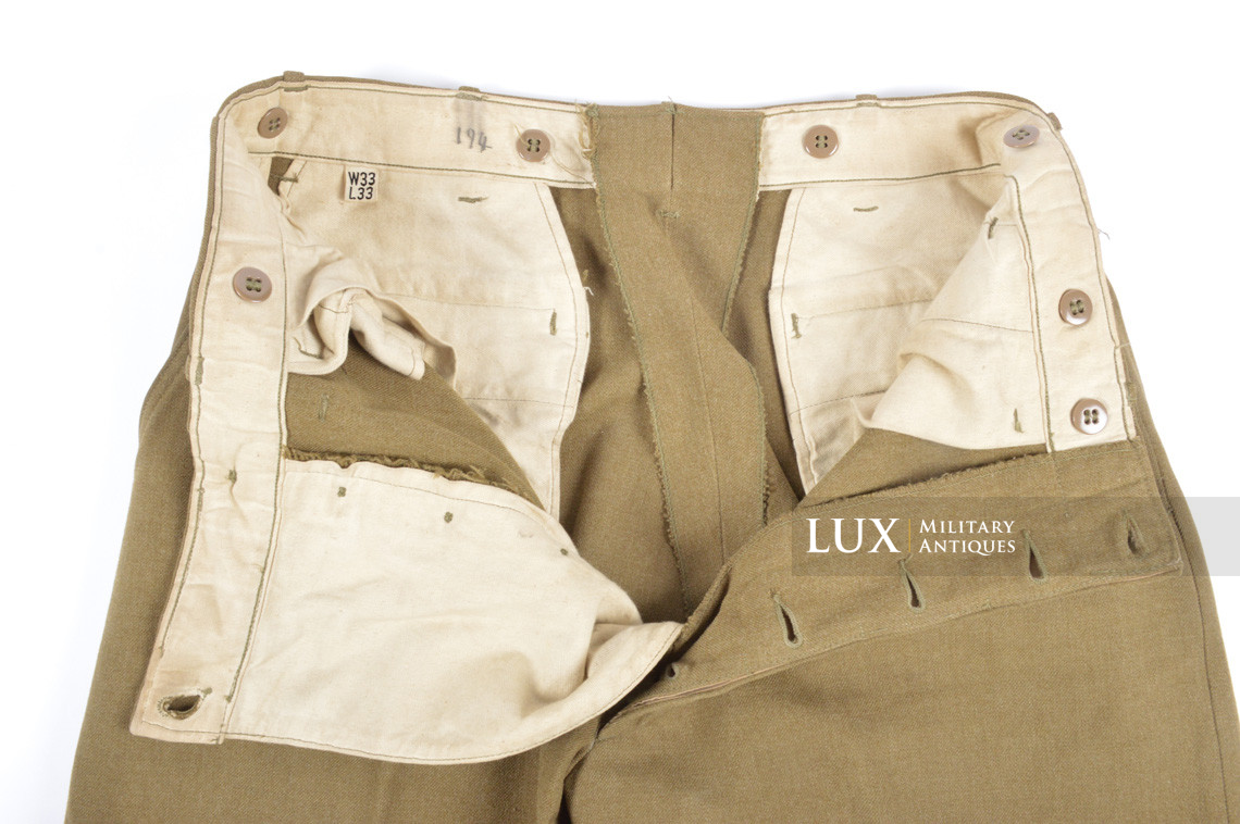 US ARMY mustard wool combat field trousers, size « 33x33 » - photo 15