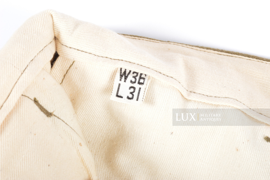 Pantalon US ARMY en laine moutarde, état neuf, « 1943 » - photo 17