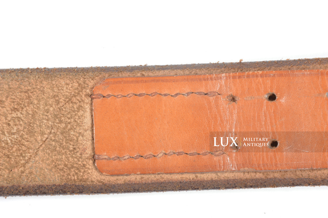 Cuir de ceinturon allemand précoce en cuir brun, « 1937 » - photo 12