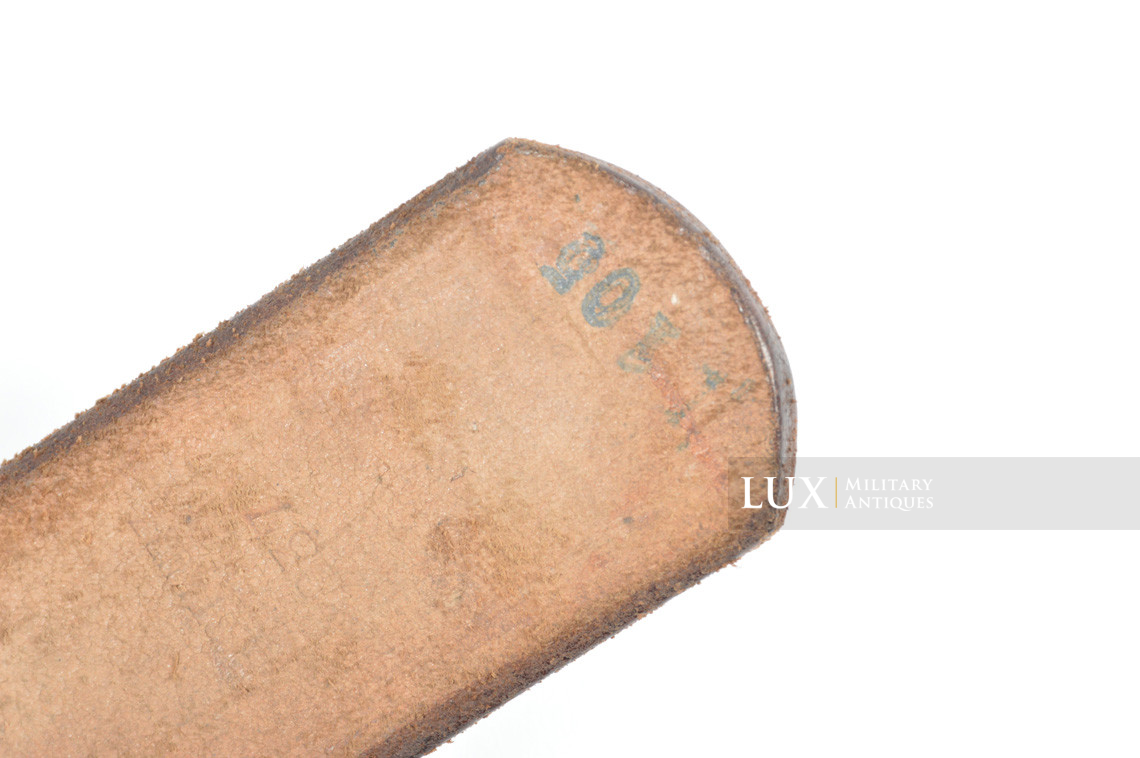 Cuir de ceinturon allemand précoce en cuir brun, « 1937 » - photo 13