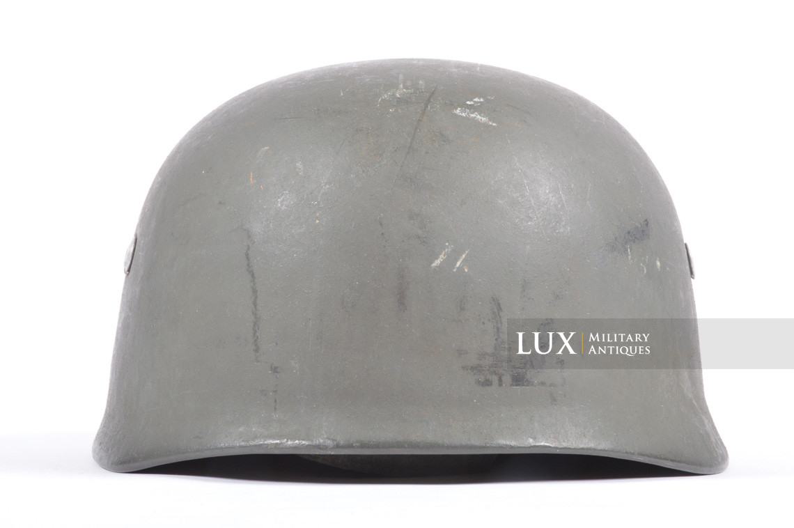 Casque M38 de parachutiste allemand fin de guerre, état neuf, « ckl68 » - photo 8