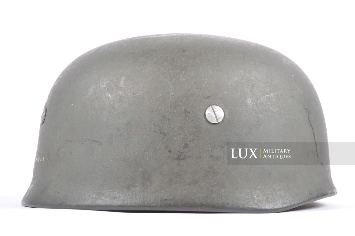 Unissued late-war M38 German Paratrooper combat helmet, « ckl68 » - photo 11