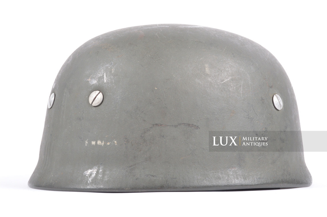 Unissued late-war M38 German Paratrooper combat helmet, « ckl68 » - photo 12