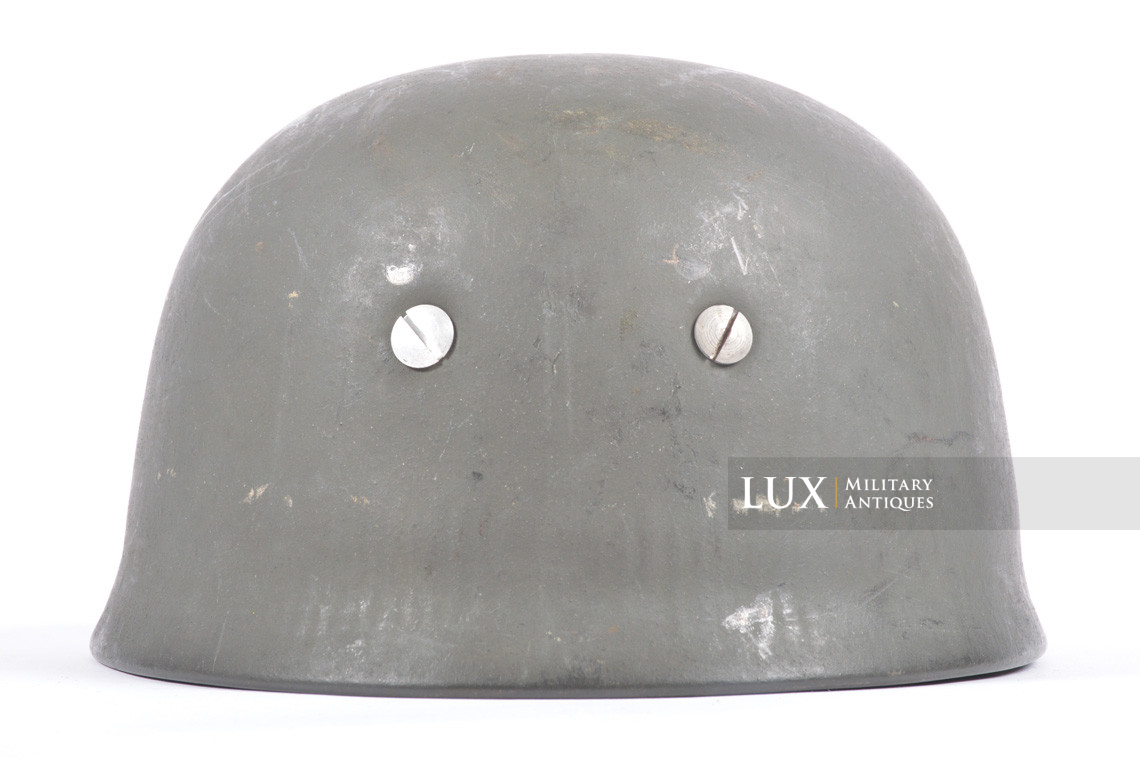 Casque M38 de parachutiste allemand fin de guerre, état neuf, « ckl68 » - photo 12