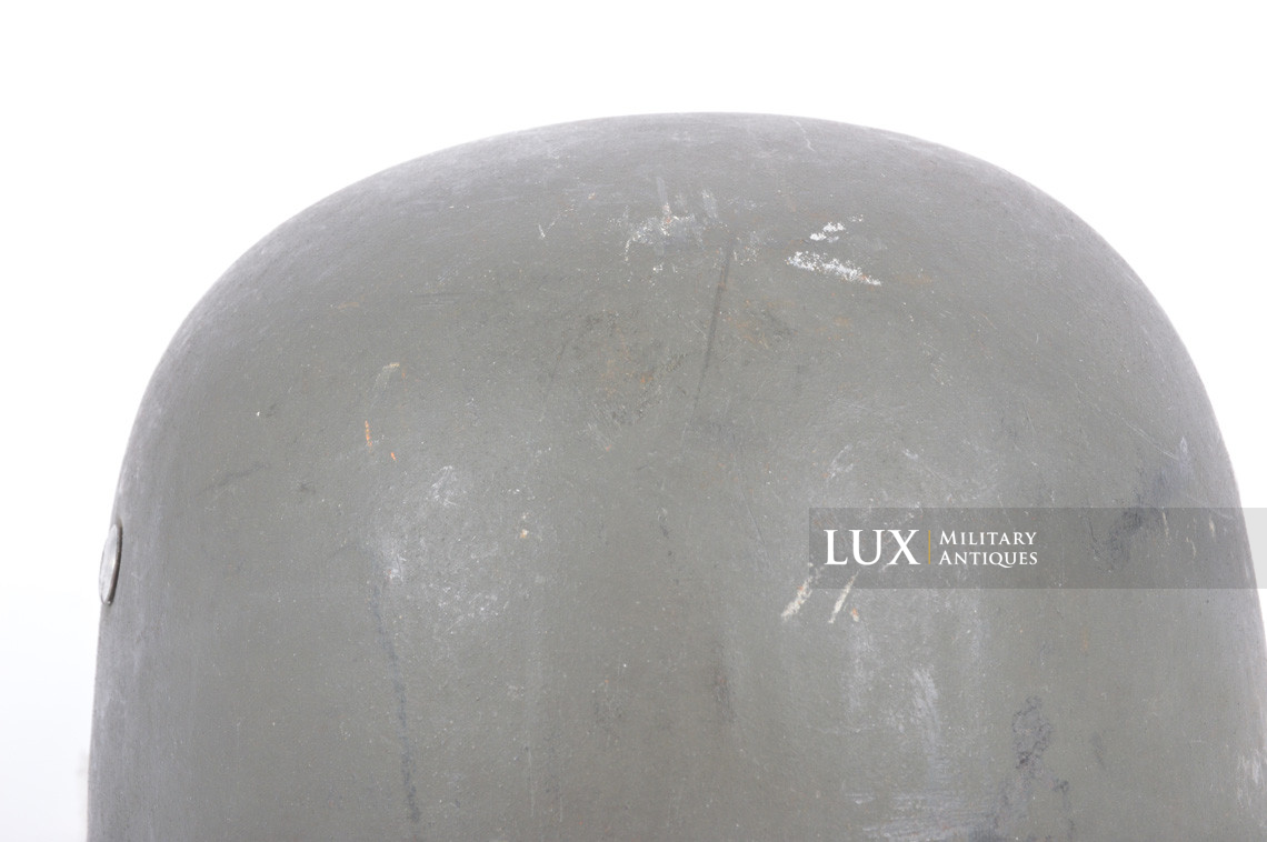 Casque M38 de parachutiste allemand fin de guerre, état neuf, « ckl68 » - photo 18