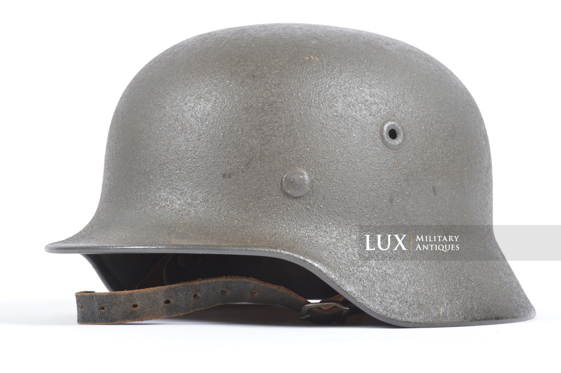 Late-war German Heer / Waffen-SS M40 Combat Helmet, « Q66 » - photo 7