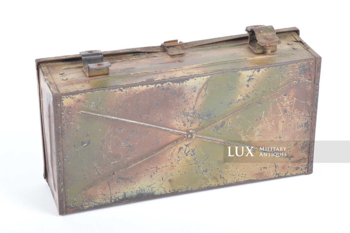 German bicycle three-tone camouflage grenade storage box, « Normandy »  - photo 20