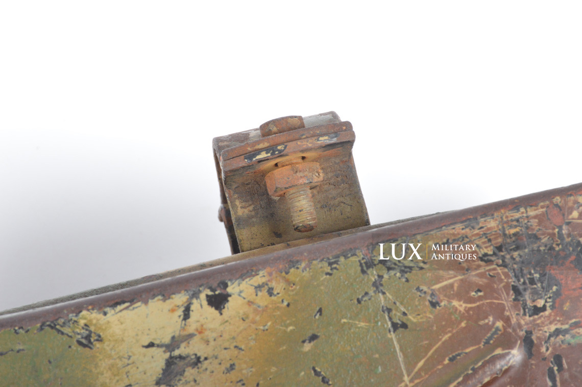 German bicycle three-tone camouflage grenade storage box, « Normandy »  - photo 23