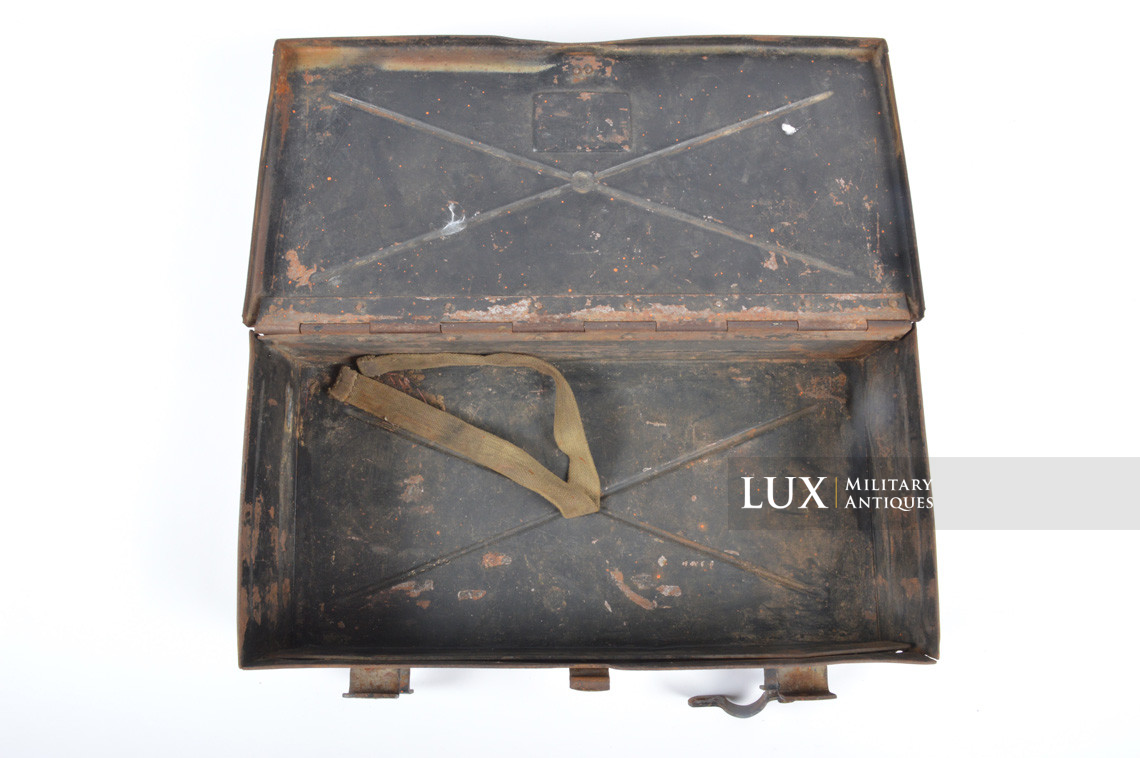 German bicycle three-tone camouflage grenade storage box, « Normandy »  - photo 40