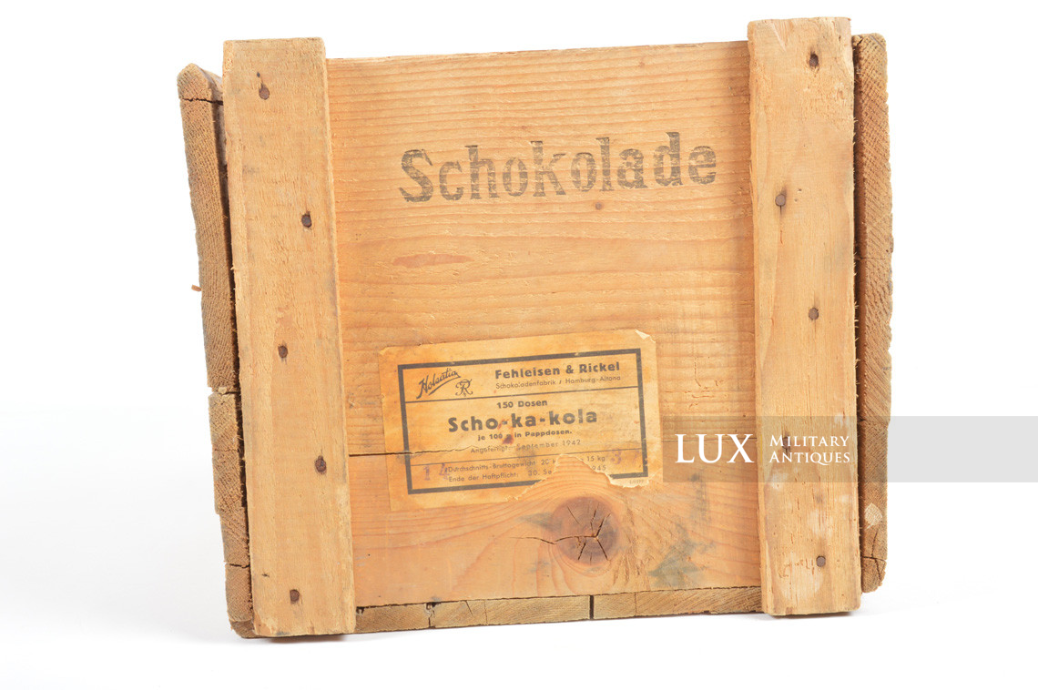 Très rare caisse en bois allemande de chocolat, « Scho-Ka-Kola » - photo 8