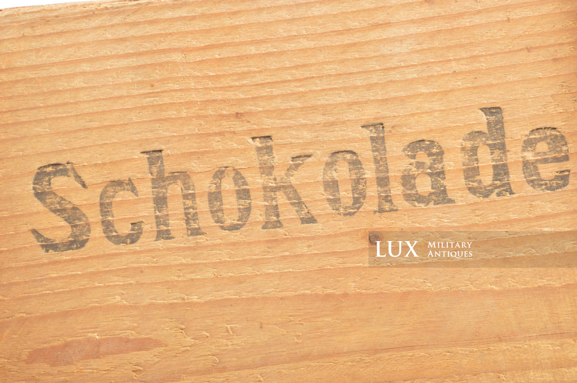 Très rare caisse en bois allemande de chocolat, « Scho-Ka-Kola » - photo 10