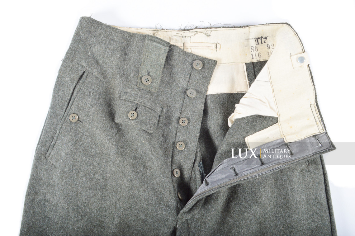 Rare pantalon de combat M43 Waffen-SS - Lux Military Antiques - photo 15