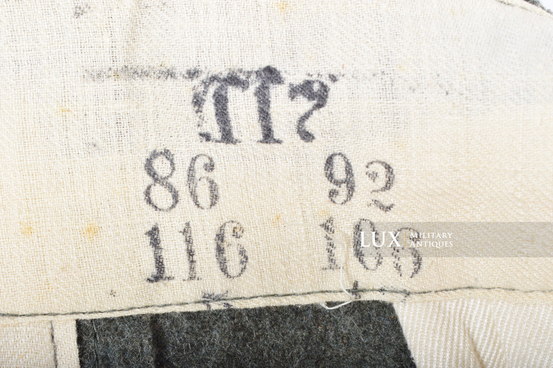 Rare pantalon de combat M43 Waffen-SS - Lux Military Antiques - photo 17