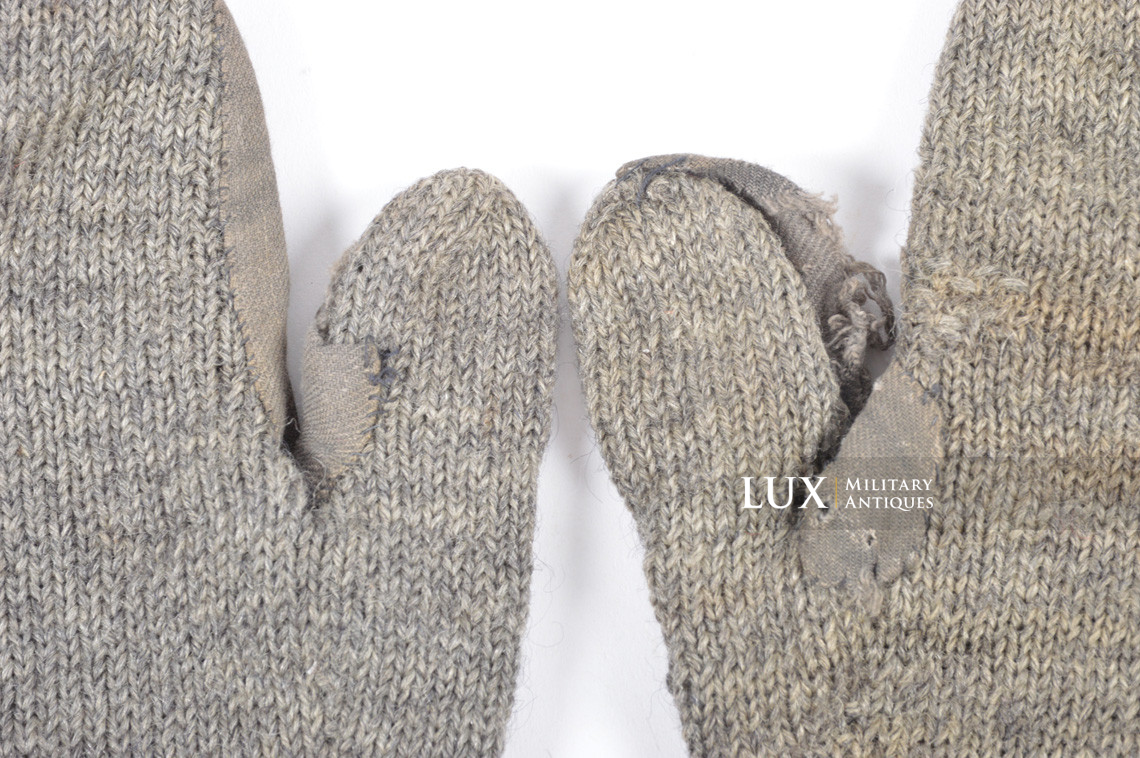 Rare German issued winter combat mittens, « reinforced » - photo 13