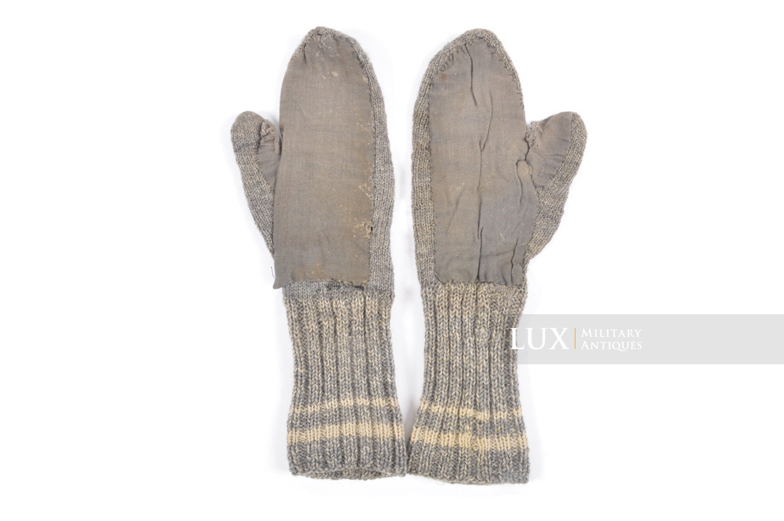 Rare German issued winter combat mittens, « reinforced » - photo 4
