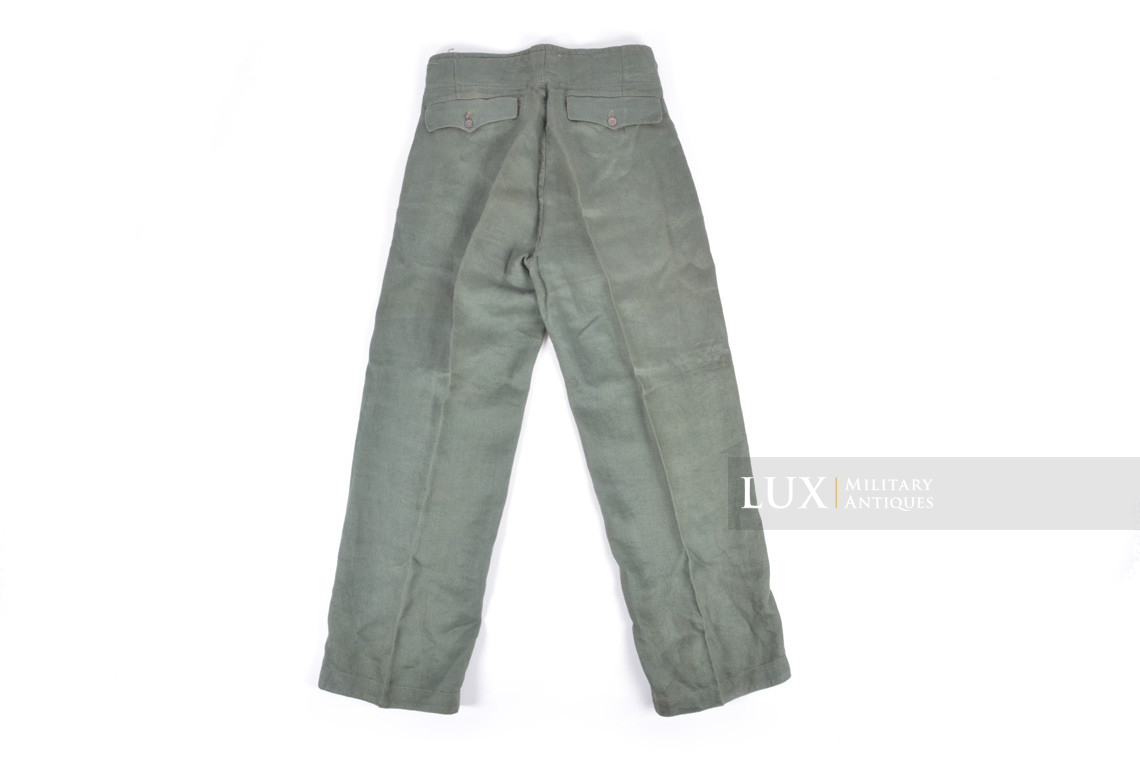 Unissued Luftwaffe HBT EM's combat service trousers, « RBNr » - photo 24