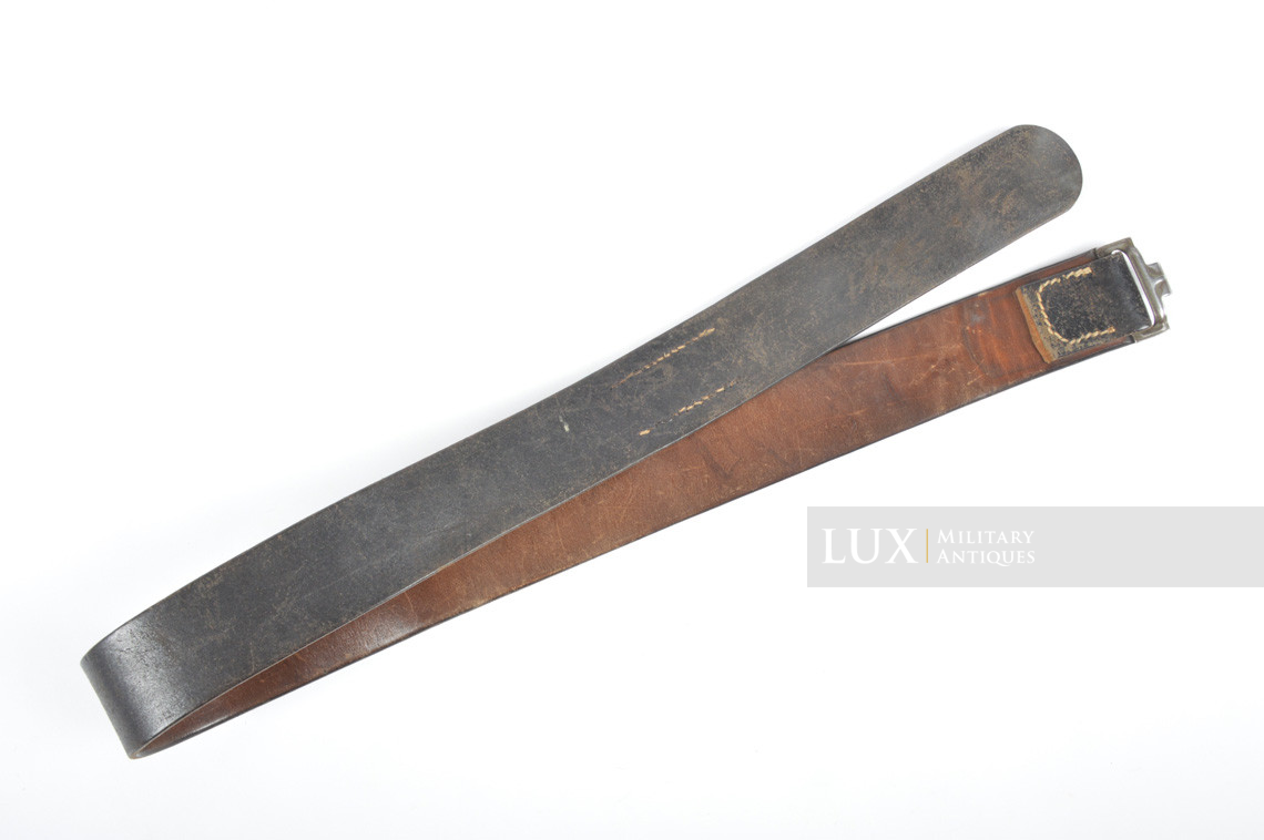 Early German Kriegsmarine leather combat service belt, « 1940 » - photo 4