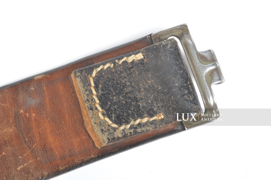Early German Kriegsmarine leather combat service belt, « 1940 » - photo 7