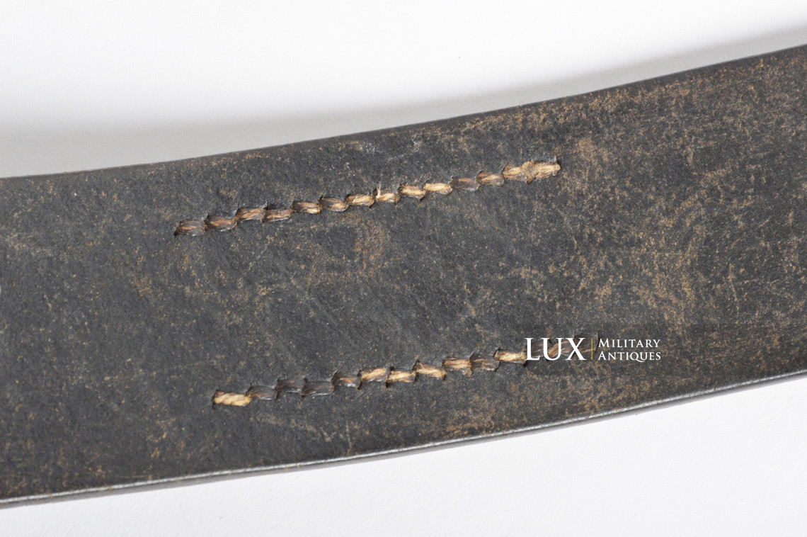 Early German Kriegsmarine leather combat service belt, « 1940 » - photo 11