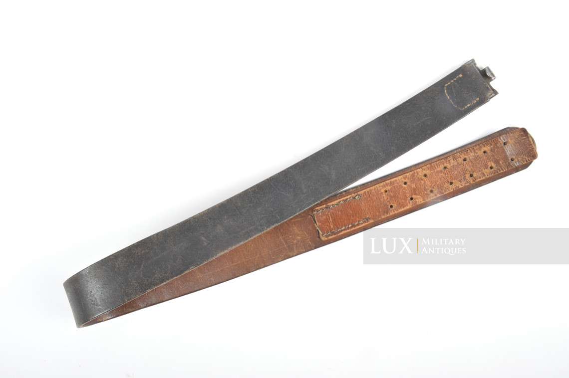Early German Kriegsmarine leather combat service belt, « 1940 » - photo 12