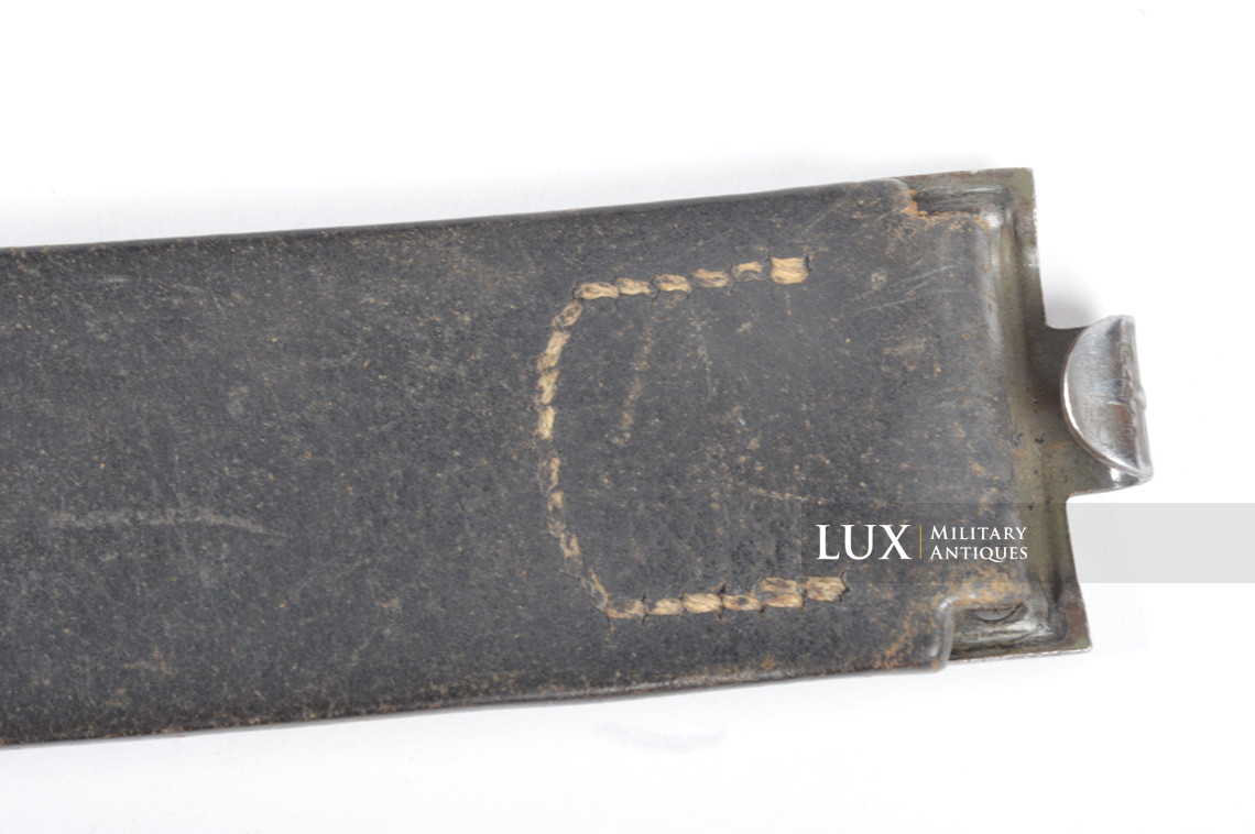 Early German Kriegsmarine leather combat service belt, « 1940 » - photo 13