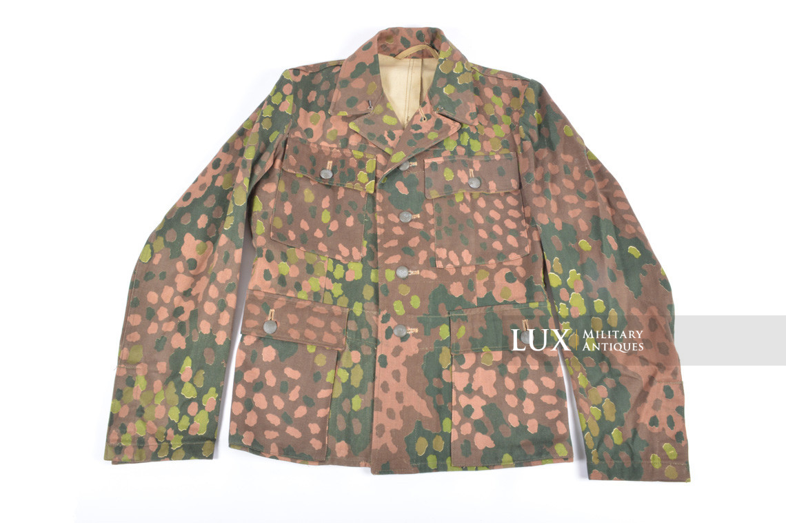 Veste Waffen-SS M44 en camouflage petit pois, état neuf, « coton lisse » - photo 4