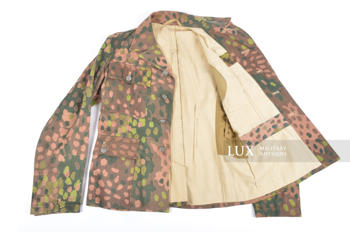 Veste Waffen-SS M44 en camouflage petit pois, état neuf, « coton lisse » - photo 18