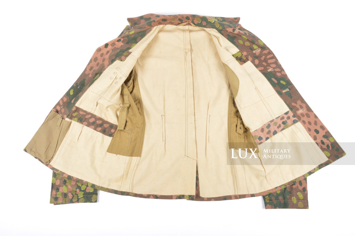 Veste Waffen-SS M44 en camouflage petit pois, état neuf, « coton lisse » - photo 22