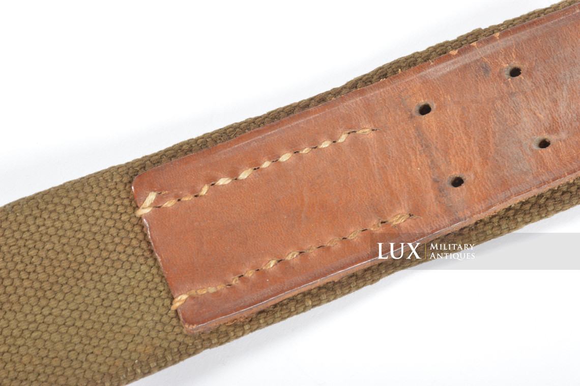 German Heer / Luftwaffe Tropical EM's combat web belt, « 1942 » - photo 9
