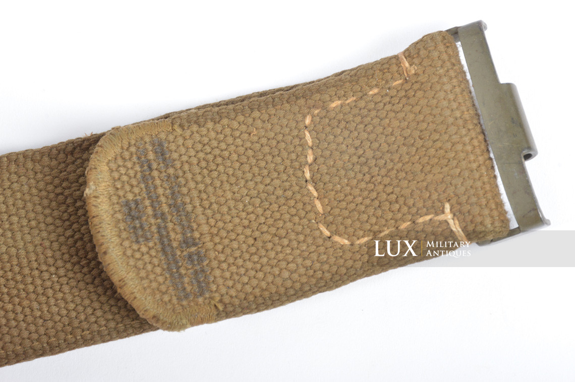 German Heer / Luftwaffe Tropical EM's combat web belt, « 1942 » - photo 13