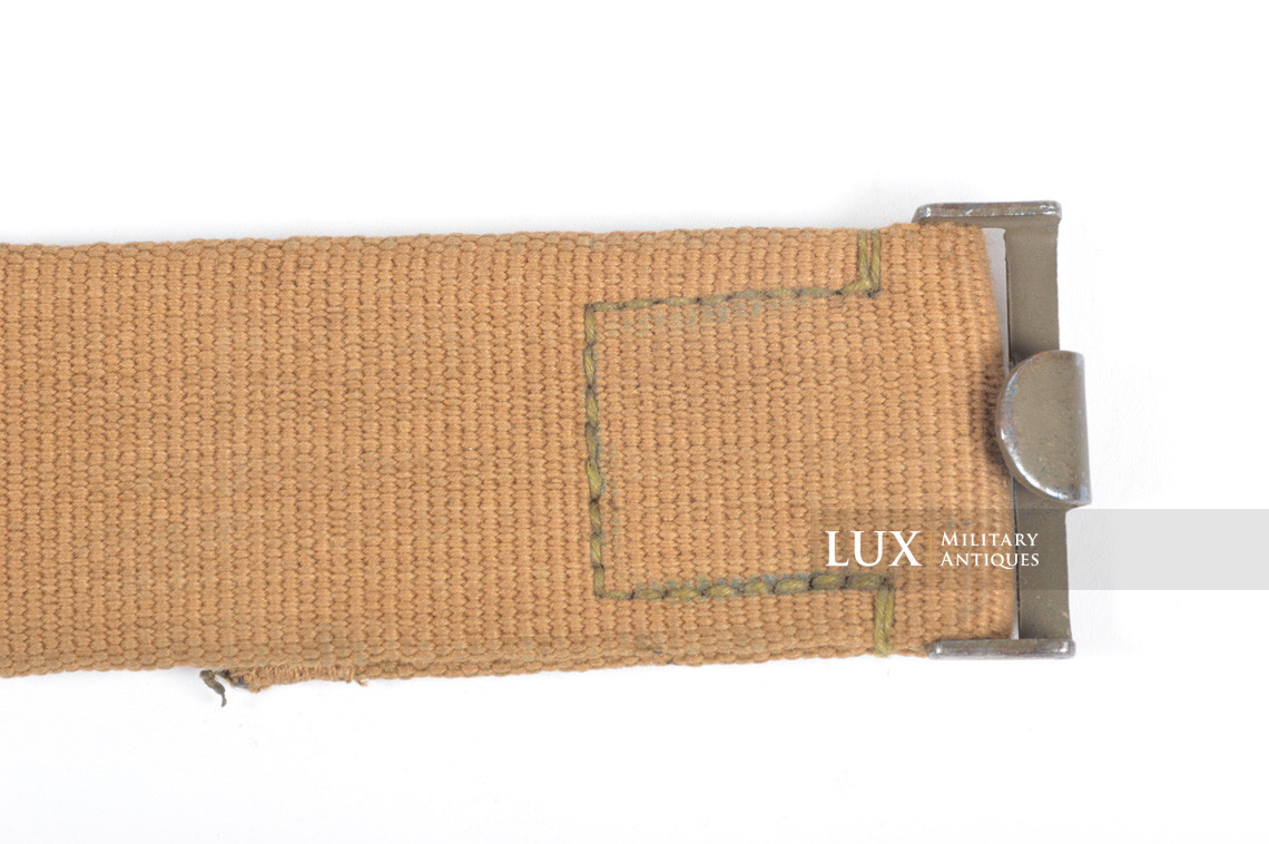 German Heer / Luftwaffe Tropical EM's combat web belt, « 1942 » - photo 7
