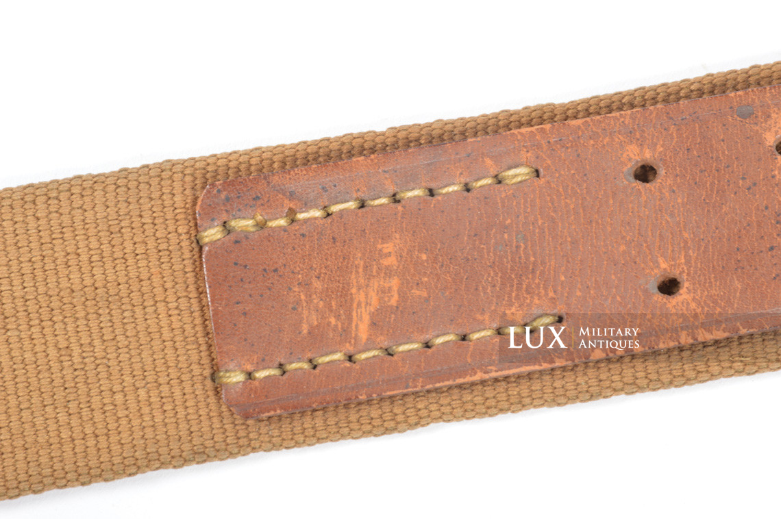 German Heer / Luftwaffe Tropical EM's combat web belt, « 1942 » - photo 9