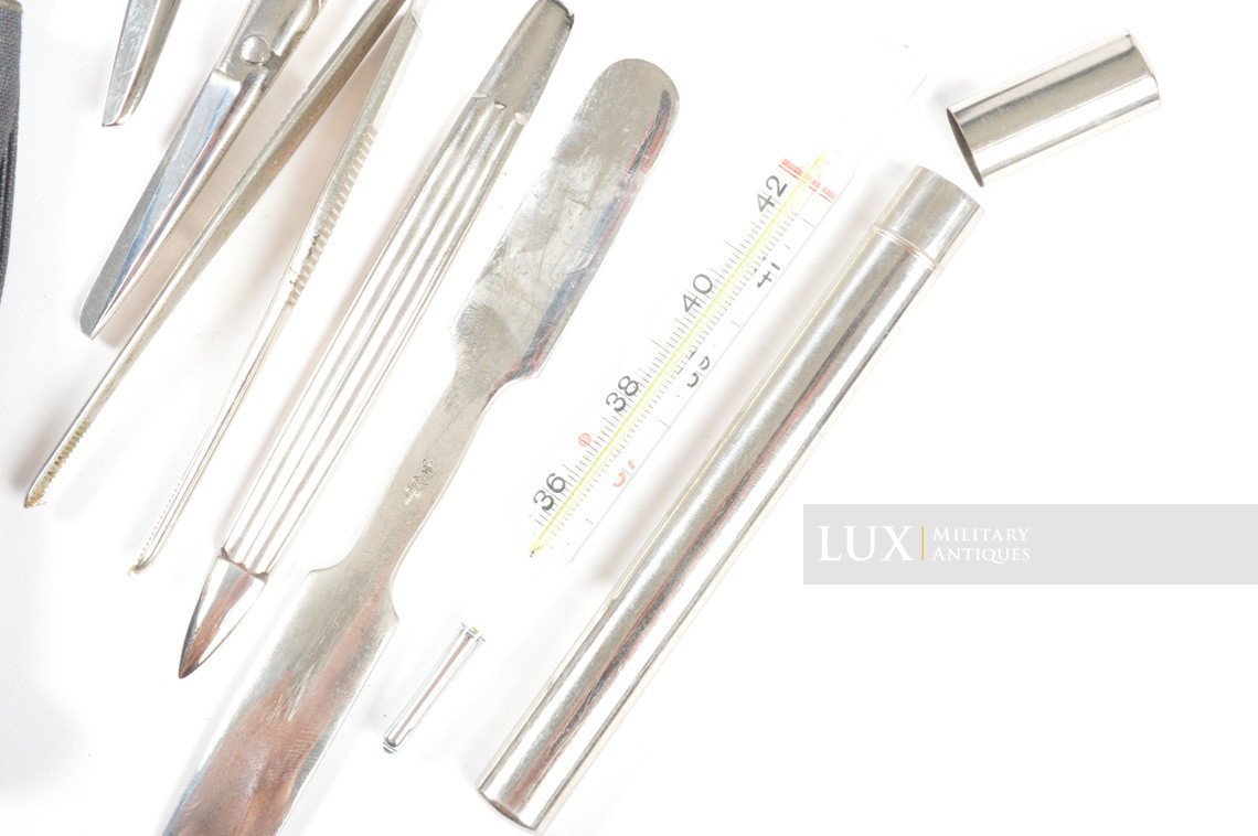 Pochette d'instruments médicaux précoce, « Kleines Feldbesteck » - photo 12