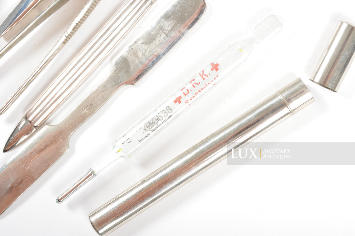 Pochette d'instruments médicaux précoce, « Kleines Feldbesteck » - photo 13