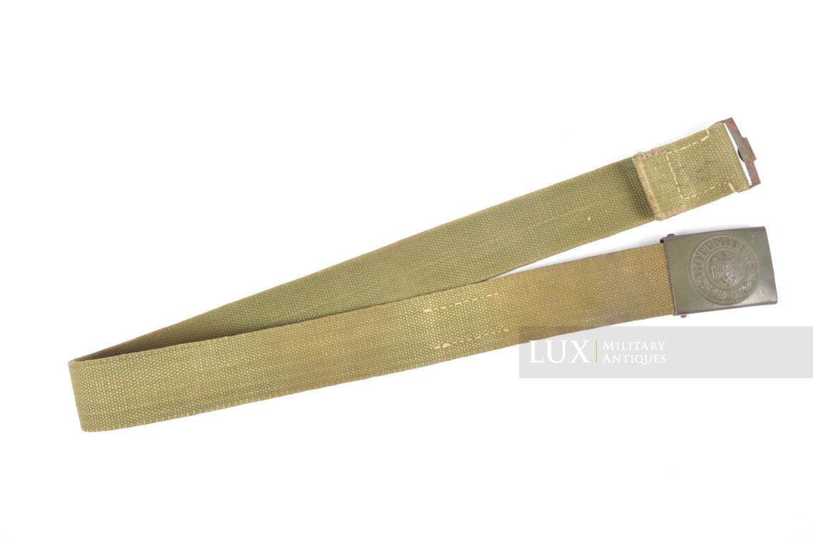Early DAK Wehrmacht tropical EM combat belt and buckle set, « GB 1941 » - photo 21