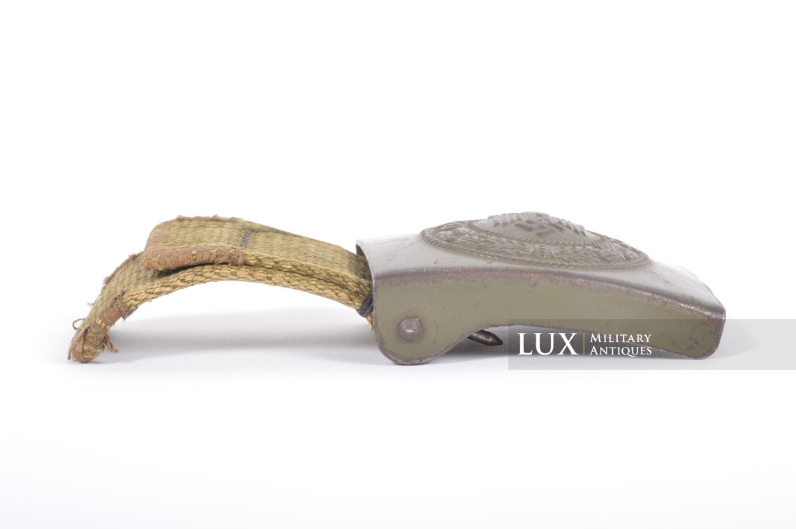 Early DAK Wehrmacht tropical EM combat belt and buckle set, « GB 1941 » - photo 18