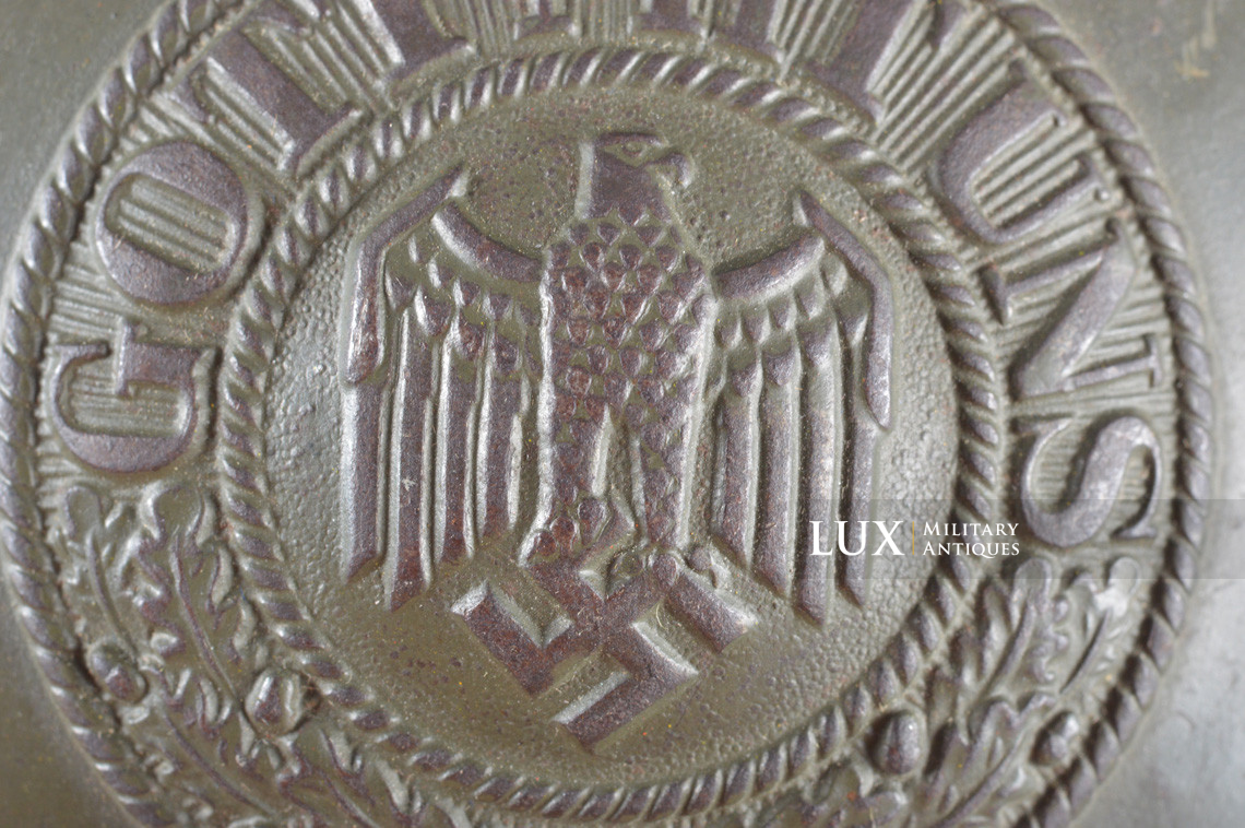 Early DAK Wehrmacht tropical EM combat belt and buckle set, « GB 1941 » - photo 10