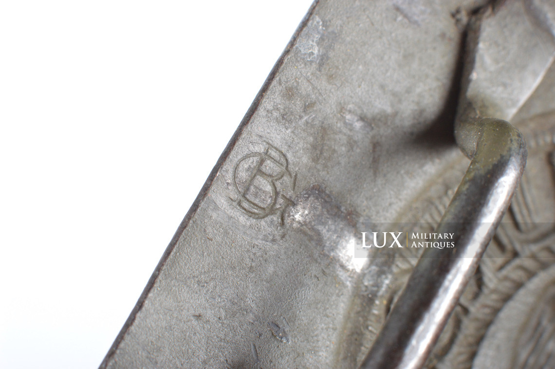 Early DAK Wehrmacht tropical EM combat belt and buckle set, « GB 1941 » - photo 16