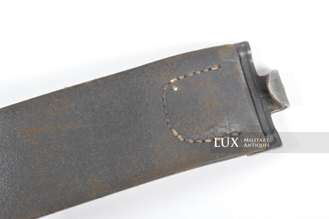 Cuir de ceinturon allemand Luftwaffe milieu de guerre, « hcy42 » - photo 7