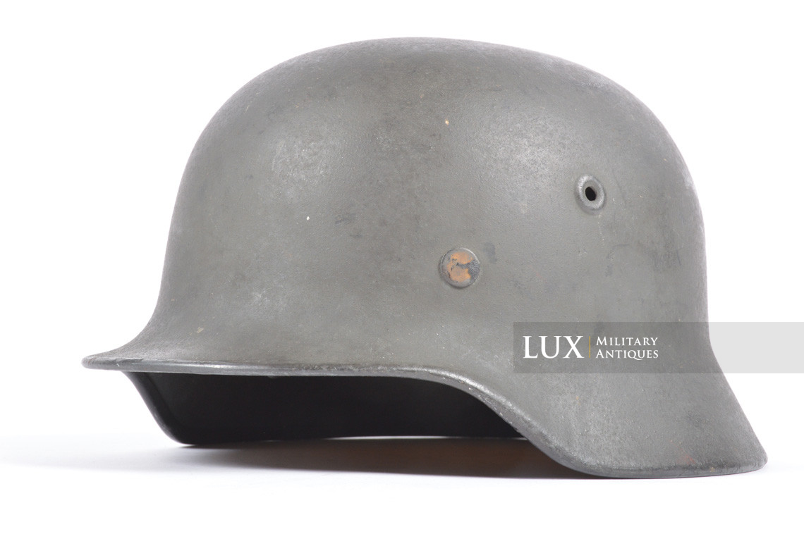 Late-war German Heer / Waffen-SS M40 Combat Helmet, « Q64 » - photo 7