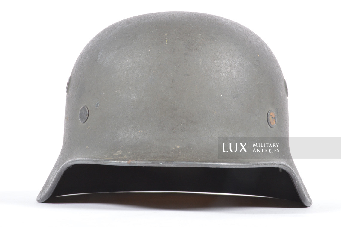 Late-war German Heer / Waffen-SS M40 Combat Helmet, « Q64 » - photo 8