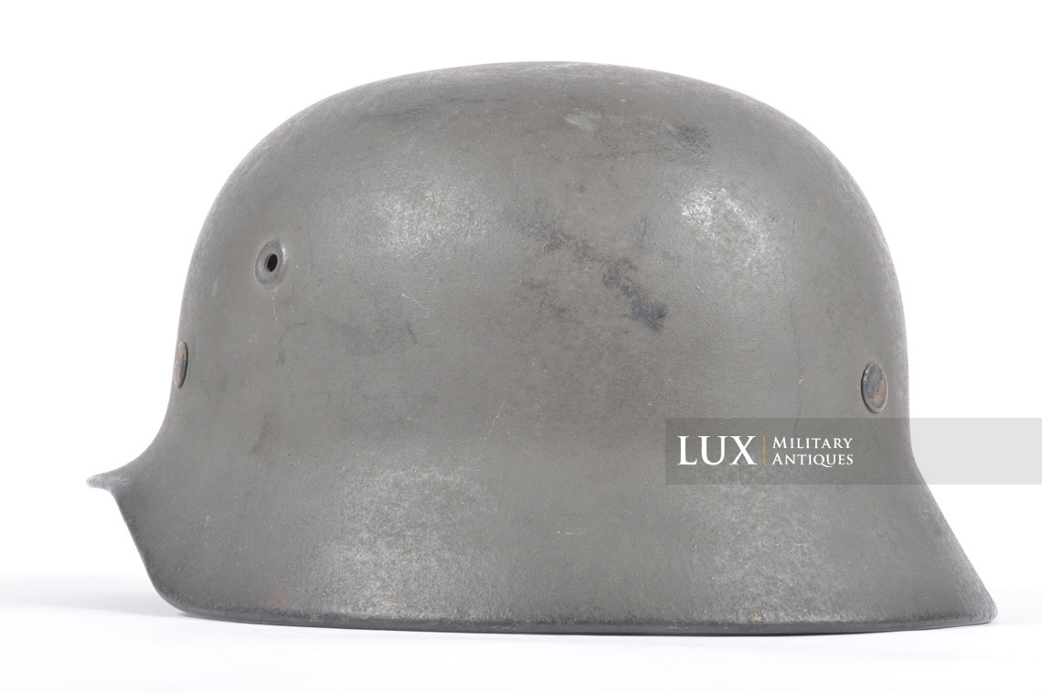 Late-war German Heer / Waffen-SS M40 Combat Helmet, « Q64 » - photo 13