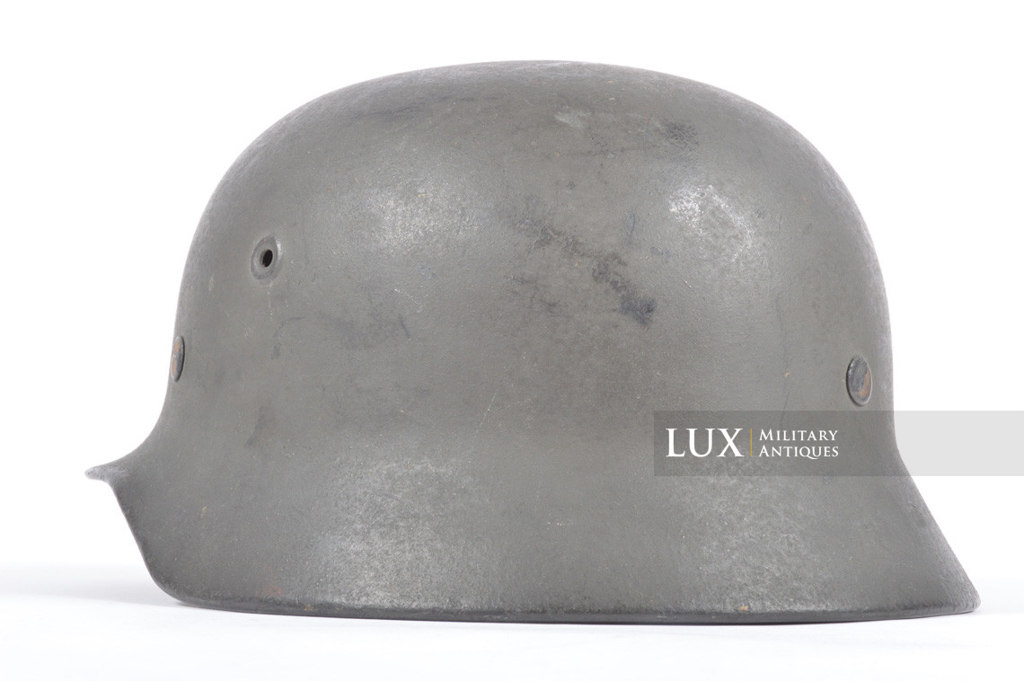 Late-war German Heer / Waffen-SS M40 Combat Helmet, « Q64 » - photo 13