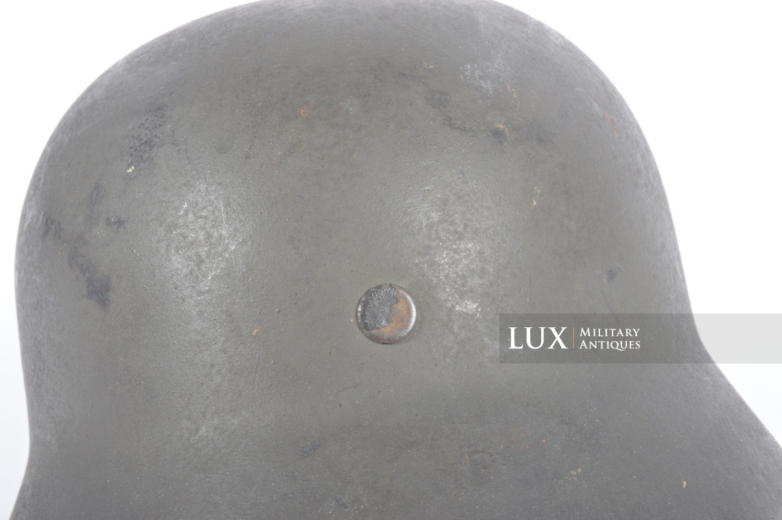 Late-war German Heer / Waffen-SS M40 Combat Helmet, « Q64 » - photo 18