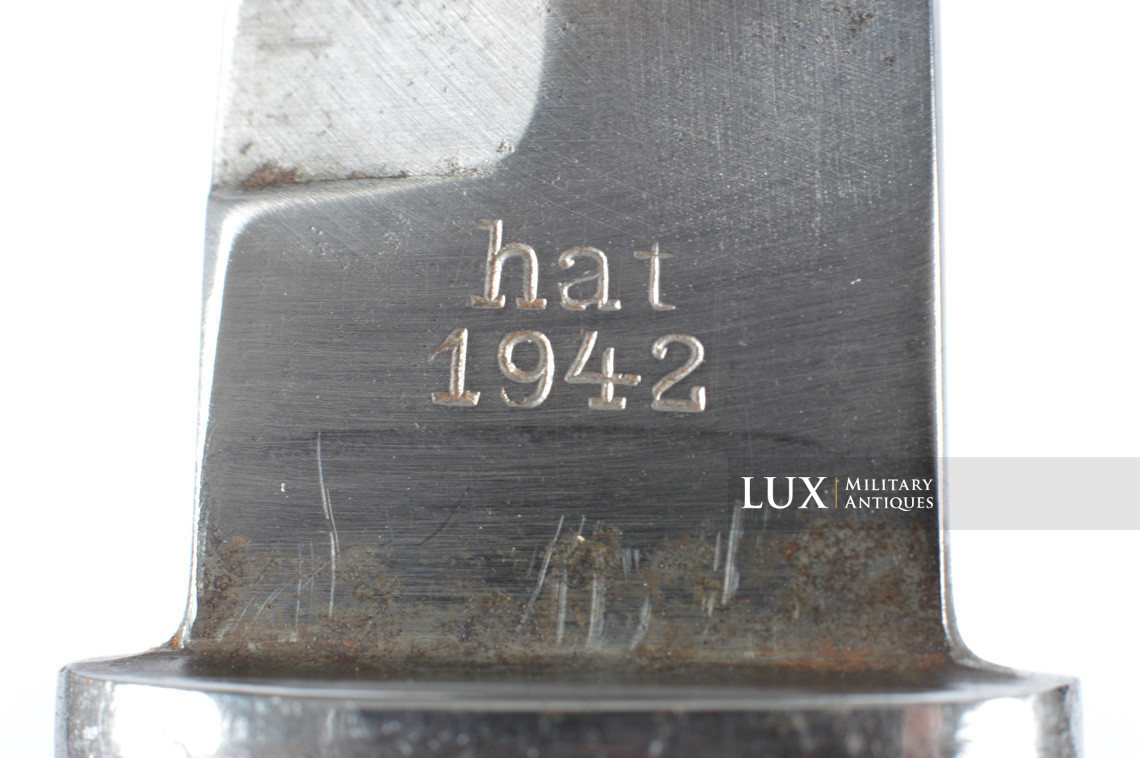 German Heer / Waffen-SS fighting knife, « hat 1942 » - photo 10