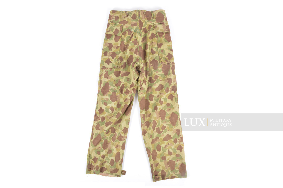 US Army issued « HBT » camouflage combat trousers, « combat worn » - photo 23