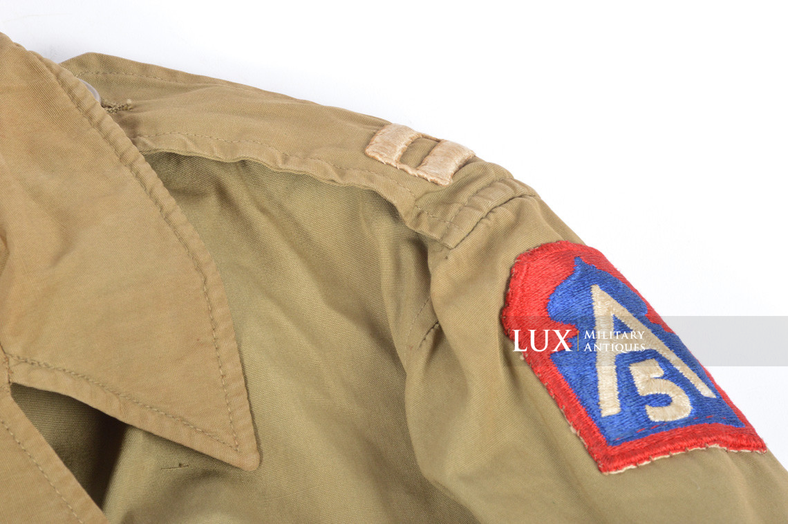 Blouson de combat US M41 de capitaine, « 5th Army » - photo 12